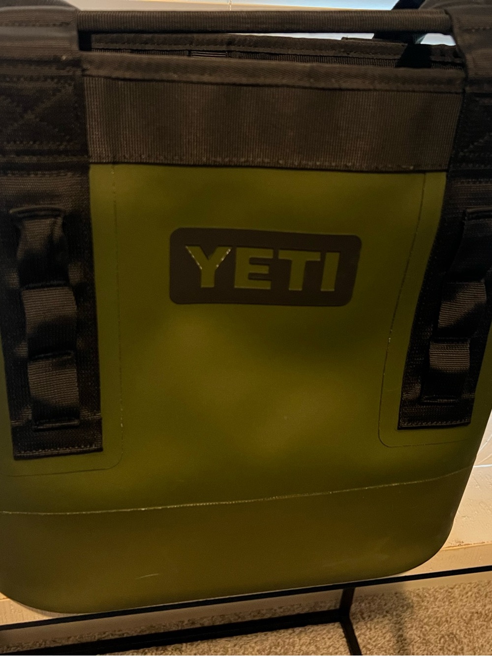 Yeti Olive Green & Black Duffel-Style Soft Cooler